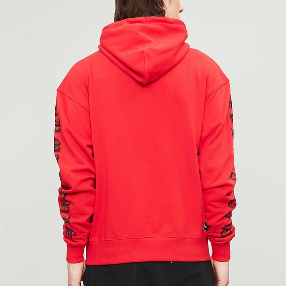 New The Kooples Sport PUMA graphic sleeve cotton hoodie - Picture 6 of 12